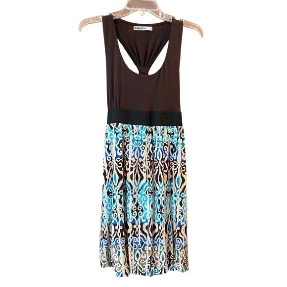BAILEY blue Summer Sleeveless Dress Size Medium - Picture 1 of 8